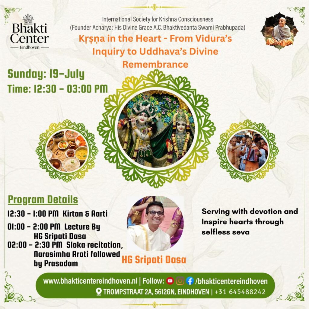 Kṛṣṇa in theHeart – From Vidura’s Inquiry to Uddhava’sDivine Remembrance